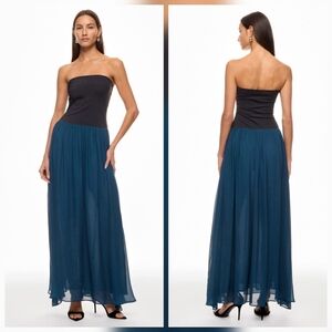Ciao Lucia Giselle Dress Viscose Gowns Strapless Pull On Size S